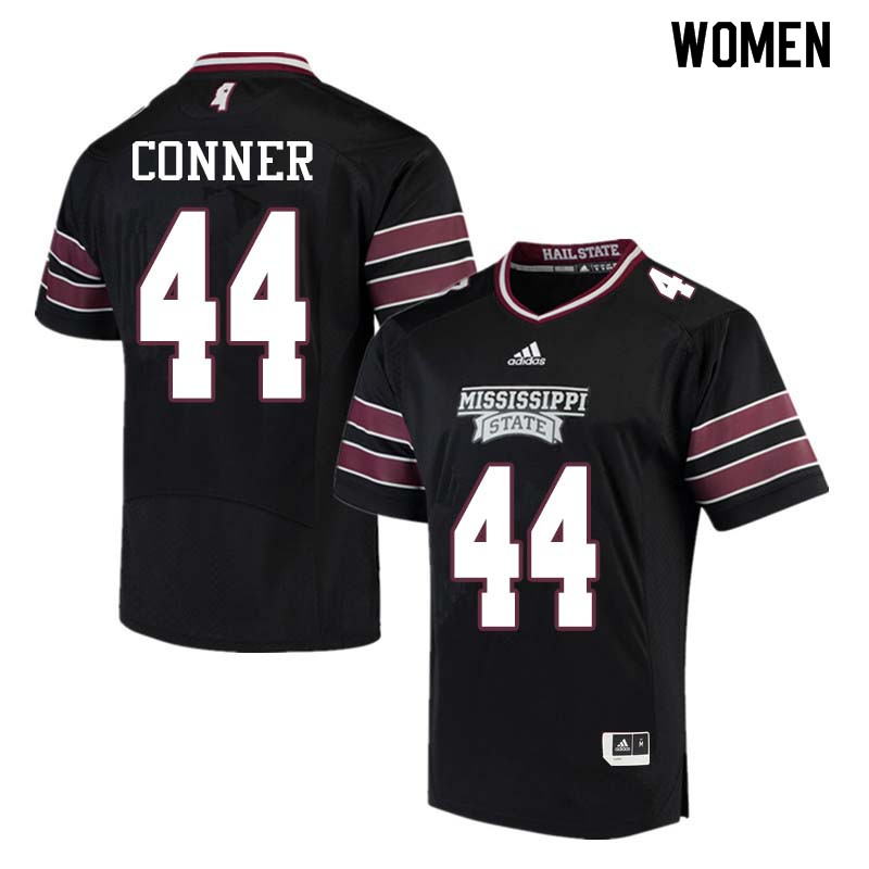 Women #44 Aadreekis Conner Mississippi State Bulldogs College Football Jerseys Sale-Black